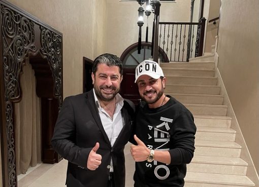 بالصور- مدير قطاعي الموسيقى والاذاعة في مجموعة mbc زياد حمزة بضيافة البرنس ماجد المهندس